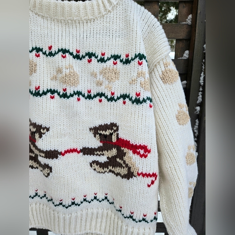 Vintage Knit Teddy Sweater - Picture 3 of 9